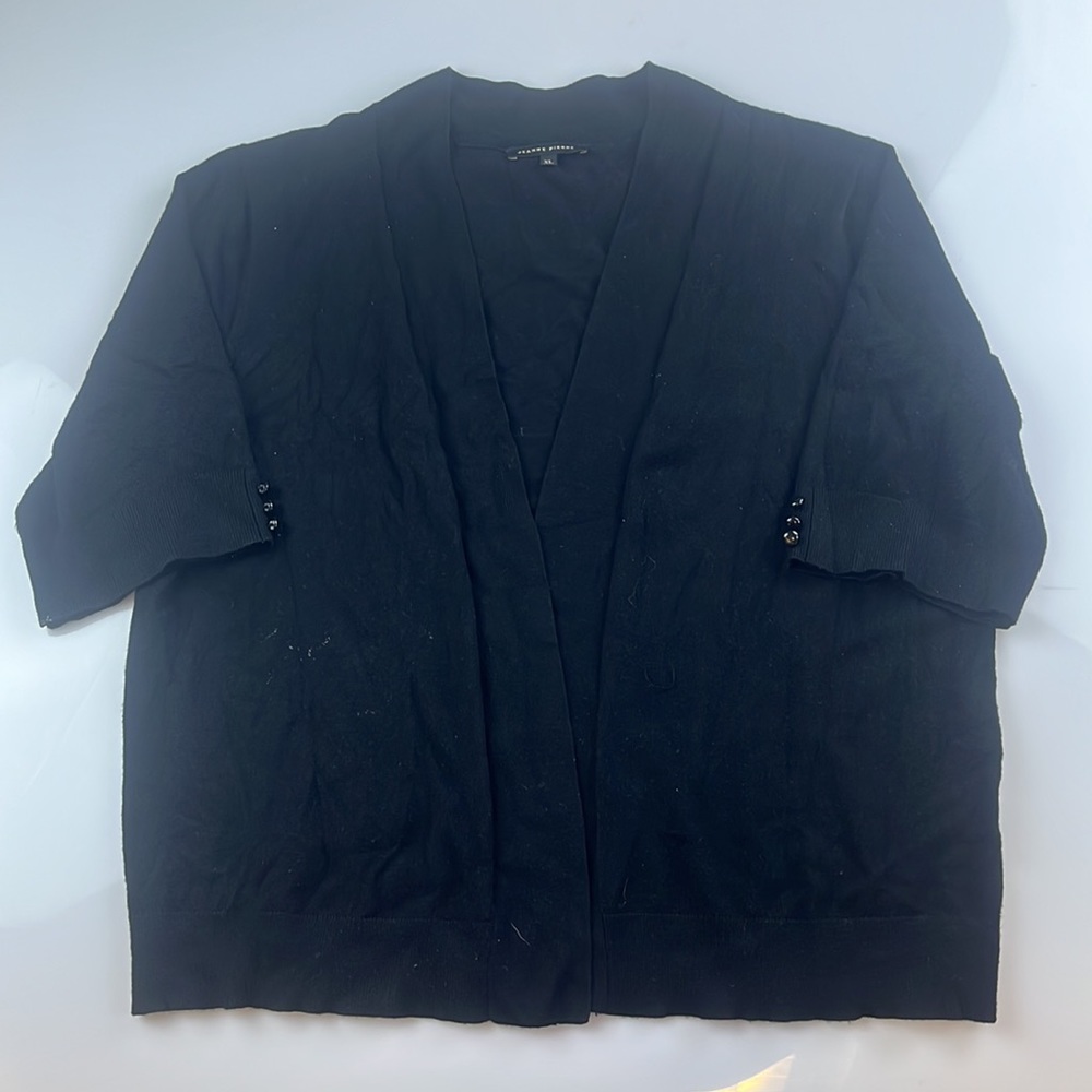 Jean Pierre Open Short Sleeve Cardigan S67-54